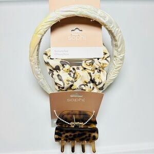 Sophi Hair Accessories Trio Bundle - Fun Mixed Print Accessories